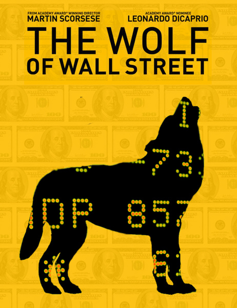 The Wolf of Wall Street - title banner