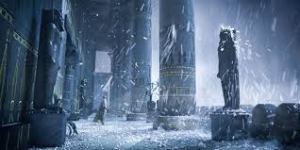 The plague of hail. This is one of the ten plagues that rains down on Egypt after Rameses refuses Moses' request to let his people go.