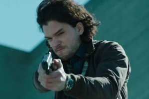 Jon Snow... I mean, Will Holloway being the hero and using a gun to take out a foe instead of a sword.