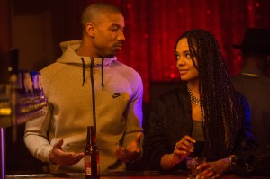 Adonis Creed out with Bianca (Tessa Thompson).